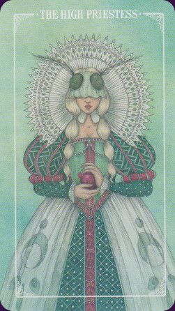 Ostara Tarot Reviews & Images | Aeclectic Tarot The High Priestess Tarot Card, Priestess Tarot Card, The High Priestess Tarot, High Priestess Tarot, Tarot Significado, Tarot Card Art, Tarot And Oracle Cards, Learn Tarot, The High Priestess