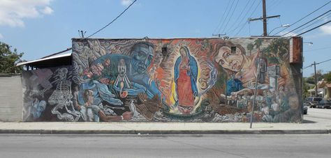 Around town Los Angeles Aesthetic, Los Angeles Street, Boyle Heights, Estilo Cholo, East La, East Los Angeles, La Art, Graffiti Murals, Mexican American