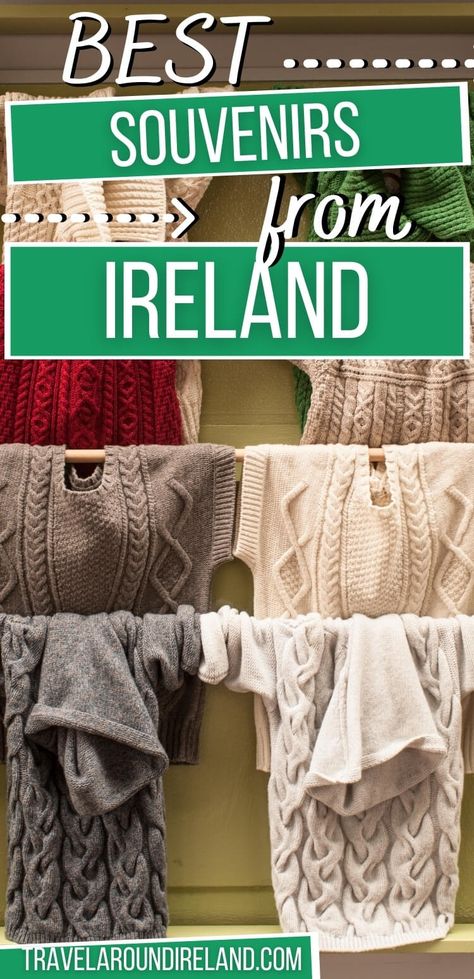 Wondering what to buy in Ireland? Discover the best souvenirs from Ireland right here that you must add to your wish list for your next trip to Ireland. From wool to whiskey to crystal, this Ireland souvenir guide has you covered! #travelaroundireland | best Irish souvenirs | best souvenirs from Ireland | shopping in Ireland | Ireland shopping guide | best Irish gifts | best gifts from Ireland | what to bring home from Ireland | unique Irish souvenirs | unique Ireland gifts Things To Buy In Ireland, What To Buy In Ireland, Irish Souvenirs, Magical Ireland, Shannon Ireland, Irish Aesthetic, Ireland Souvenirs, Visiting Ireland, Killarney Ireland