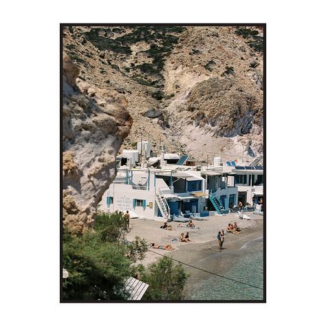 Counting the days to European summer 💙🌀 〰️ @itsjulialisowski for @gooseberry.seaside, Milos, May 2023 European Summer, Instagram