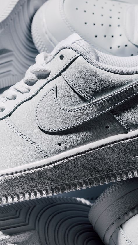 Af1 Wallpaper, Air Force 1 Wallpaper, Nike Air Force 1 Aesthetic, Air Force 1 Collection, Air Force 1 Triple White, Air Force Wallpaper, Instagram Shoes, Window Display Retail, White Air Force 1