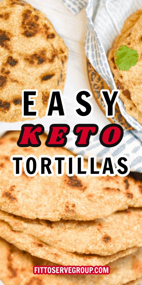 These keto tortillas are tender, soft, and flexible. Whether eaten alone or filled, these flax meal tortillas will allow you to enjoy a low carb option that is not only delicious but full of nutrition and fiber. What's even more amazing about this recipe is that it uses zero eggs and therefore these easy keto tortillas are also dairy-free and vegan-friendly! easy keto tortillas | low carb tortillas| keto tortillas | gluten-free tortillas| vegan tortillas #easyketotortillas #lowcarbtortillas #ket Vegan Tortillas, Tortillas Keto, Low Sugar Diet Recipes, Dinner Recipes Healthy Low Carb, Flax Meal, Low Fat Low Carb, Keto Tortillas, Diet Recipes Easy, Low Carb Low Sugar