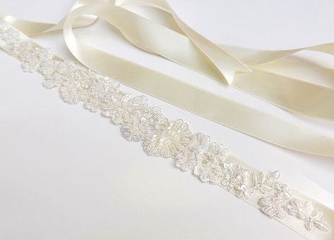 Excited to share the latest addition to my #etsy shop: Ivory bridal beaded floral lace wedding dress sash belt https://etsy.me/3KKpuzD #wedding #classic #beadedsashbelt #beadedivorysash #ivoryflowerssash #embroideredsash #ivorylacesash #lacebridalsash #ivorybridalsash Pearl Wedding Dress Belt, Dress Sash Belt, Wedding Dress Sash Belt, Jeweled Wedding Dress, Floral Lace Wedding Dress, Lace Sash, Wedding Dress Sash, Wedding Dress Belt, Wedding Sash Belt