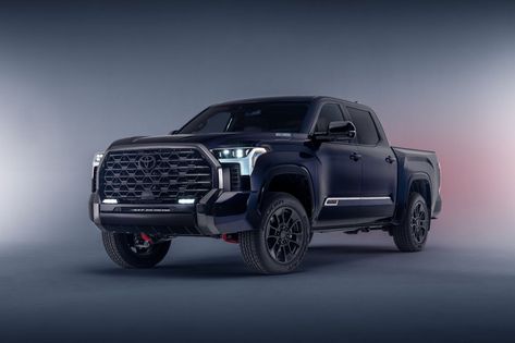 The special-edition truck is based on the 1794 trim, and comes with a 1.1-inch Fox Shocks lift kit. It will be limited to 1500 units. Toyota Tundra 1794 Edition, Saddleback Leather, Full Size Pickup Truck, Leather Company, Toyota Trucks, Mazda Mx, Mazda Mx5, Four Wheel Drive, Toyota Tundra