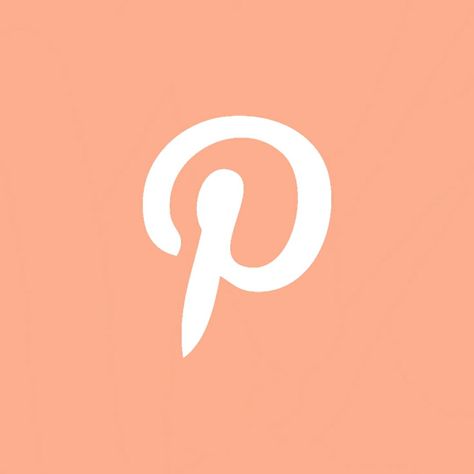 Peach App Icons Aesthetic, Peach App Icons, Pinterest App Icon, Peach App, App Icons Aesthetic, Icon Iphone, Peach Salmon, Peach Aesthetic, Widget Design