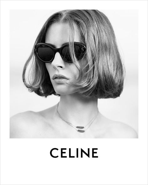 Celine Hedi Slimane, Sunglasses Campaign, Celine Campaign, Sunglass Photoshoot, Eyewear Campaign, Balmain Hair, Polaroid Photography, Hedi Slimane, Celine Sunglasses