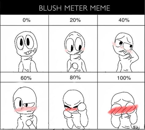 Blush Meter Meme, Blush Meter, Friday Night, Wii, Random Stuff, Cute Drawings, Austin, Character Art, Blush