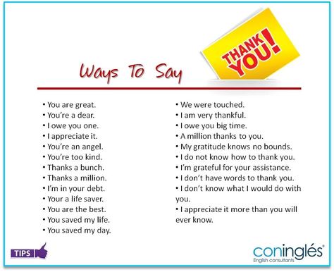 Knowledge increases as long as it is shared. Cute Ways To Say Thank You, English Expressions, Other Ways To Say, Advanced English, English Language Learning, Language Learning, English Words, English Vocabulary, Instagram Template