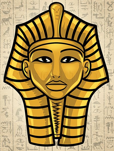 King Tut Mask, Practice Drawing Faces, Drawing Quotes Creativity, Drawing Base Poses, Drawing Tut, Hair Stenciling, Awesome Drawing, Mask Drawing, Dinosaur Drawing