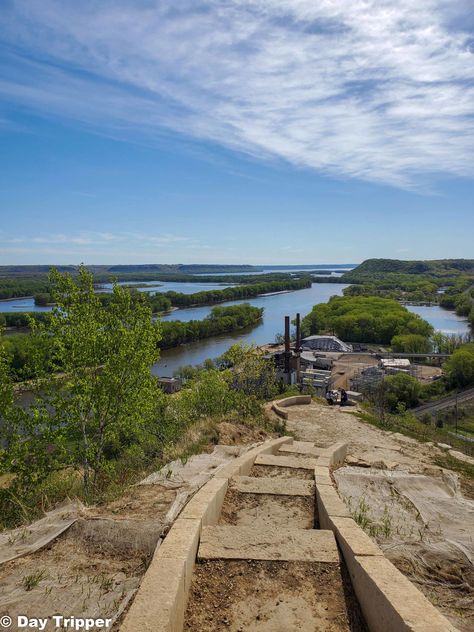 Barn Bluff in Red Wing MN: The Best Hiking Trail with a view 11 Red Wing Mn, Fork In The Road, Trail Maps, Hiking Trail, Red Wing, Mississippi River, Bike Trails, Red Wings, Out Of This World