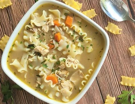 Chick Fil A Chicken Noodle Soup Recipe, Chick Fil A Chicken Soup Recipe, Chick Fil A Soup Recipe, Chik Fil A Chicken, Chick Fil A Copycat, Aldi Meals, Soup Restaurant, Can Tuna, Thai Chicken Soup