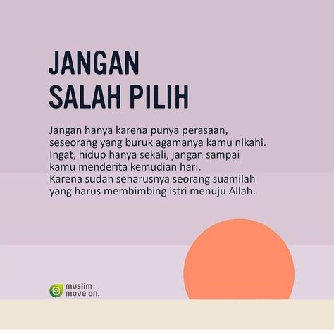 JODOH SAMPAI JANNAH Official ⭕ di Instagram "... Dia boleh mapan, parasnya boleh tampan. Tapi jika agamanya buruk, keluarga yang seperti apa yang akan dibangun kelak…" Peaceful Heart, Islamic Teachings, Beautiful Islamic Quotes, Islamic Quotes Quran, Islam Quran, Islamic Inspirational Quotes, Reminder Quotes, Islamic Quotes, Quran