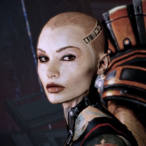 jack Jack Mass Effect, Mass Effect Jack, Bald Tattoo, Mass Effect Characters, Netflix Time, Indie Perfume, League Of Legends Poster, Weather Balloon, Mass Effect Universe