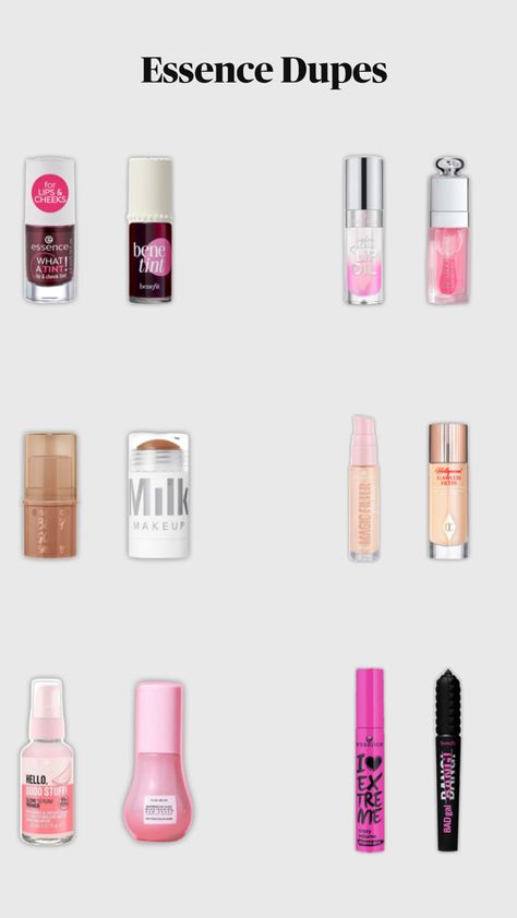 dupes Essence Makeup, Makeup List, Makeup Guide, Makeup Needs, Affordable Makeup, Milk Makeup, Makeup Photography, Love Makeup, Makeup Inspo