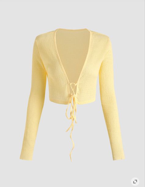 Light Yellow Top, Yellow Cardigan, Yellow Top, Pastel Yellow, Really Cute Outfits, Knitted Tank Top, New Generation, Knit Tanks, Striped Knit