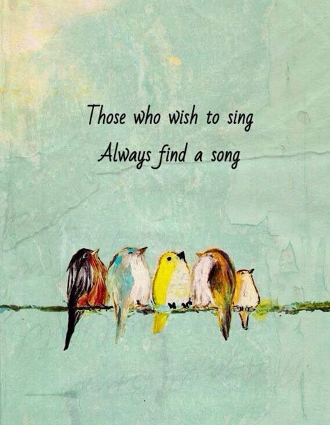 sing the song JESUS put in your heart!  (Wish I would always remember this!) Scripture Doodle, Quote Pictures, Prayer Journals, Grandma Quotes, Bird Quotes, Respect Quotes, Kids Painting, Lovely Quotes, Bag Art