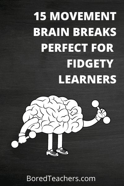 15 Movement Brain Breaks Perfect For Fidgety Learners Fun Brain Breaks For Middle School, Brain Break Activities Elementary, Brain Smart Start Activities, Movement Breaks In The Classroom, Brain Breaks For Adults, Middle School Brain Breaks, Brain Breaks For High School, Elementary Brain Breaks, Brain Smart Start