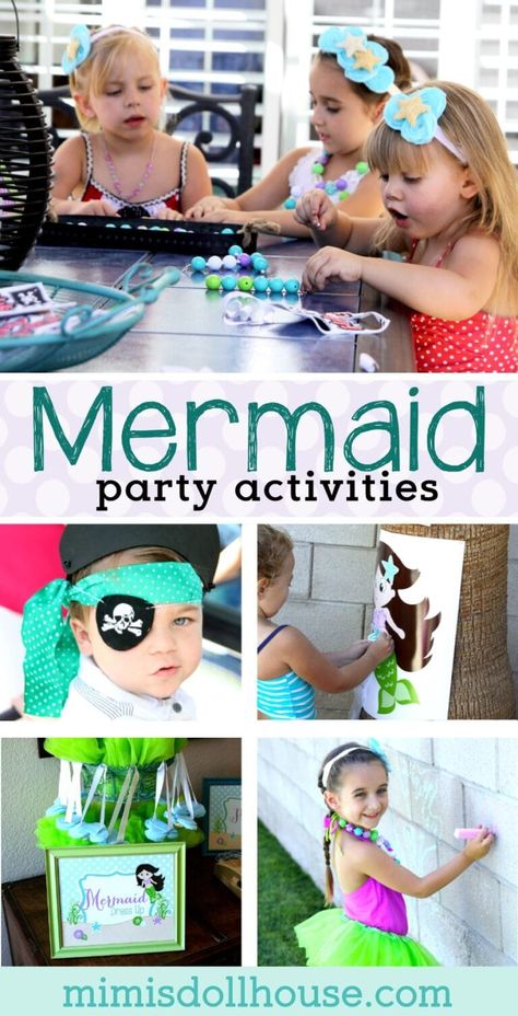 Mermaid Party Activities, Party Games Kids, Mermaid Party Games, Scentsy Facebook, Sea Party Ideas, Facebook Games, Under The Sea Birthday Party, Mermaid Theme Birthday Party, Under The Sea Birthday