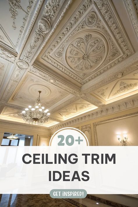 Click for More ➡️ | Save for Later ❤️ | Ceiling Trim Ideas: Explore depth, luxury, and character with these stunning ceiling trim inspirations.