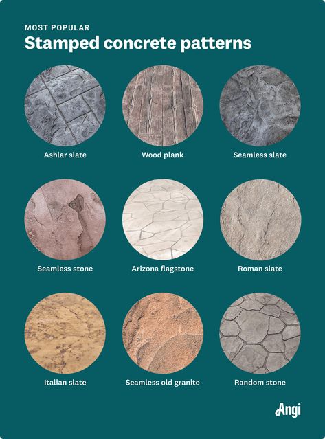 Stamped Concrete Bathroom Floor, Stamped Concrete Patio Cost, Concrete Imprint, Cement Stamps, Concrete Stamping, Concrete Patterns, Stamped Concrete Patterns, Stamp Concrete, Concrete Stamp