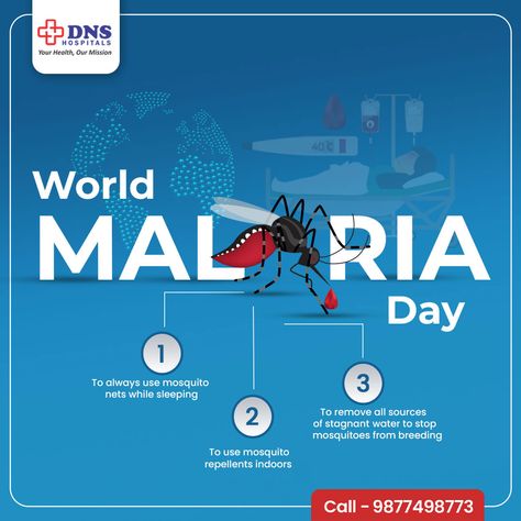 Today we observe the World Malaria Day; it’s important to protect yourself from these pesky insects. Take necessary precautions to avoid mosquito bites and identify their breeding sources to eliminate them. Stay safe from mosquitoes and their harmful effects. World Malaria Day #DNS #dnshospital #multispecialist #doctor #malaria #takingcareofyou #dedicated #PeopleFirst #everyone #Mosquito #healthcare #injury #indore s #medical #sleeping #stagnant #breeding #repellent World Malaria Day, Foot Reflexology Massage, Mosquito Bites, Awareness Poster, Health Plus, Reflexology Massage, Foot Reflexology, International Day, Mosquito Repellent