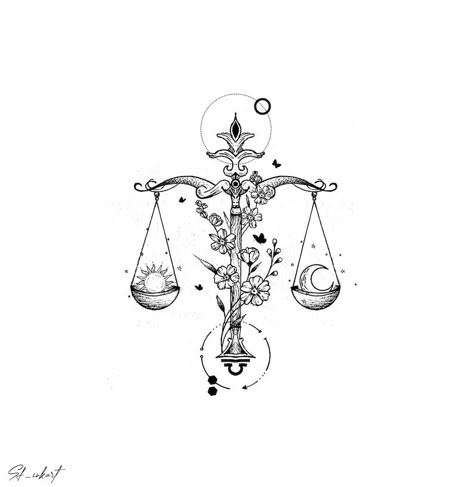 Libra Scale Tattoo, Balance Tattoo, Libra Art, Libra Tattoo, Scale Tattoo, Muster Tattoos, Zodiac Sign Tattoos, Tattoos Geometric, Zodiac Tattoos