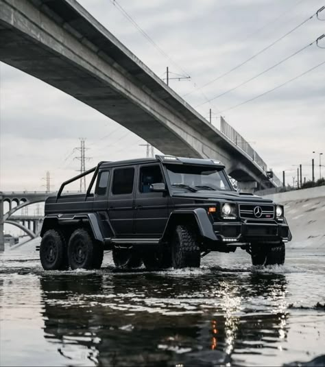 Mercedes G Wagon 6x6, G Class 6x6, 6x6 Mercedes, Mercedes 6x6, Mercedes Benz Brabus, Luxury Trucks, Black G Wagon, G63 6x6, Benz Brabus