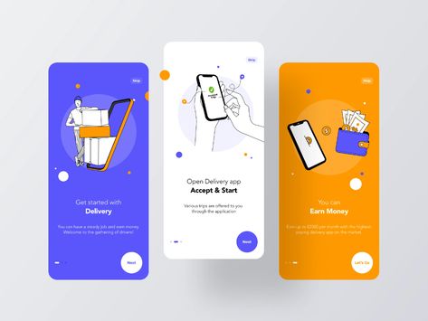 Onboarding App, Driver App, Car Rental App, Mobile App Design Inspiration, Ui Design Website, Splash Screen, Delivery App, App Design Inspiration, Mobile App Ui