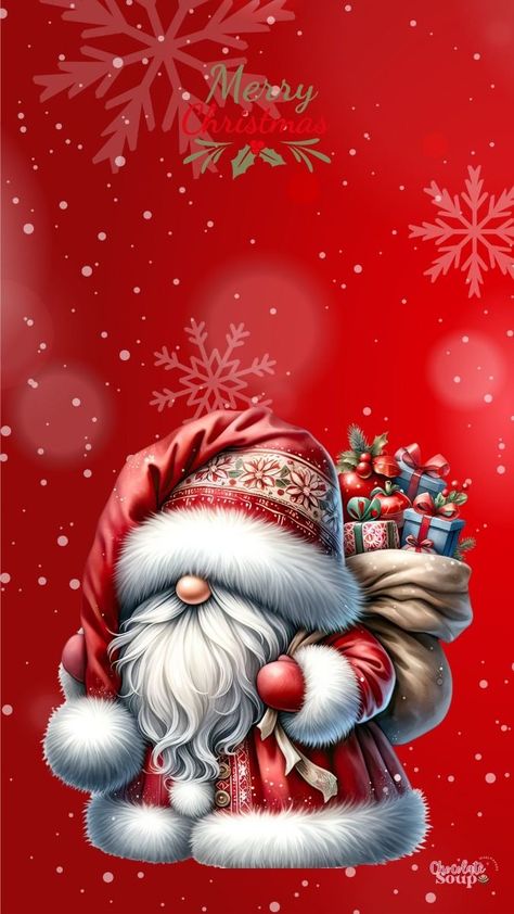 Christmas Gonks Gnomes, Christmas Gnome Wallpaper Iphone, Christmas Gnomes Wallpaper, Christmas Gnome Wallpaper, Larry Graham, Santa Jokes, Gnome Wallpaper, Holiday Backdrop, Gnome Clipart