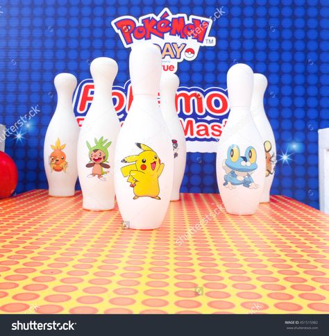 pokemon bowling | 2016 : Photo of Pokemon Ball Master (bowling) game booth on Pokemon ... Pokemon Bowling Party, Game Booth, Pokémon Party, Pokemon Photo, Pokemon Ball, Bowling Games, Pokemon Birthday Party, Bowling Party, Pokemon Party