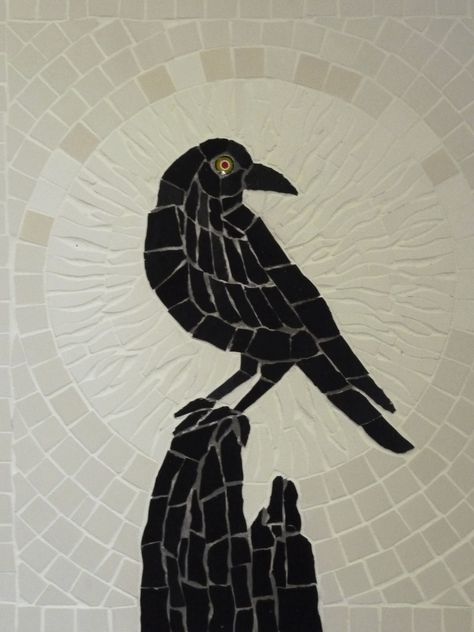 mosaic art - Google Search Mosaic Black And White, Magpie Art, Birds Images, Mosaic Art Diy, Paper Mosaic, Mosaic Animals, Mosaic Inlay, Mosaic Garden Art, Mosaic Birds