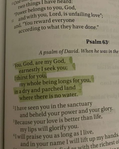 Psalm 63 #bible #green #faith #christian #journal #holygirl #psalm #study #scripture Psalm Study, Psalms 63, Blessing Prayers, Psalm 12, Psalm 63, Christian Journal, Psalm 51, Study Scripture, Faith Christian