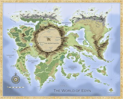 Profantasy's Map-making Journal » Blog Archive » Overland Maps for Fantasy Novels Pathfinder Maps, Fantasy Map Making, Map Creator, Imaginary Maps, Fantasy World Map, Tabletop Rpg Maps, Rpg Map, D D Maps, Dungeon Maps