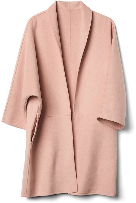 Marled collarless coat Collarless Coat, Micah Gianneli, Winter Coats, Shawl Collar, Winter Coat, Women's Blazer, Fashion Beauty, Autumn Fashion, Fashion Dresses