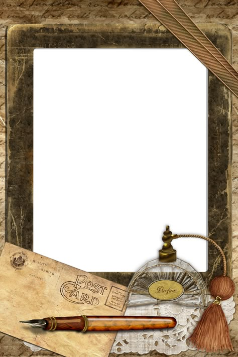 Vintage Collage Frame ~ ZIBI SCRAP Printable Frames, Retro Frame, Free Printable Stationery, Old Paper Background, Certificate Design Template, Vintage Borders, Frame Png, Collage Vintage, Frame Background