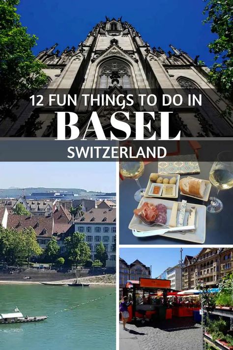 12 Fun Things to Do in Basel Switzerland | Savored Journeys Switzerland Basel, Switzerland Travel Guide, Rhine River Cruise, Switzerland Vacation, Beautiful Countries, Basel Switzerland, Rhine River, Backpacking Europe, Switzerland Travel