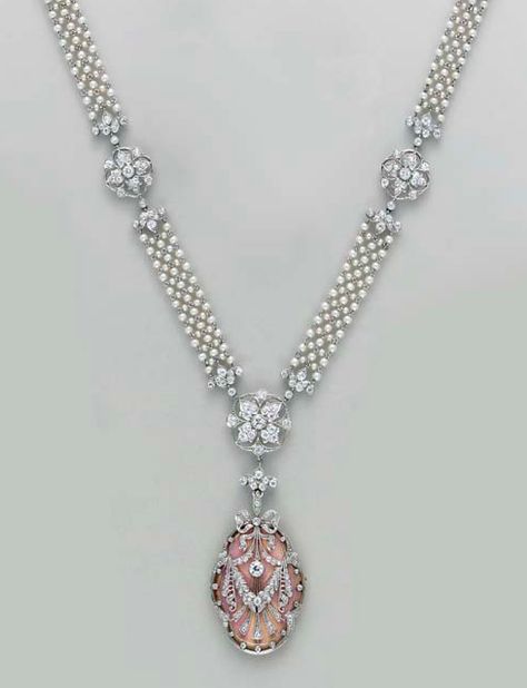 Belle Epoque Jewelry, 1910 Jewelry, Hunters Moon, Coral Necklaces, Princess Jewelry, Pearl And Diamond Necklace, Edwardian Jewelry, Historical Jewellery, Diamond Jewelry Necklace