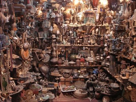 Junk Shop Aesthetic, Arabian Art, Cityscape, Glass, Art