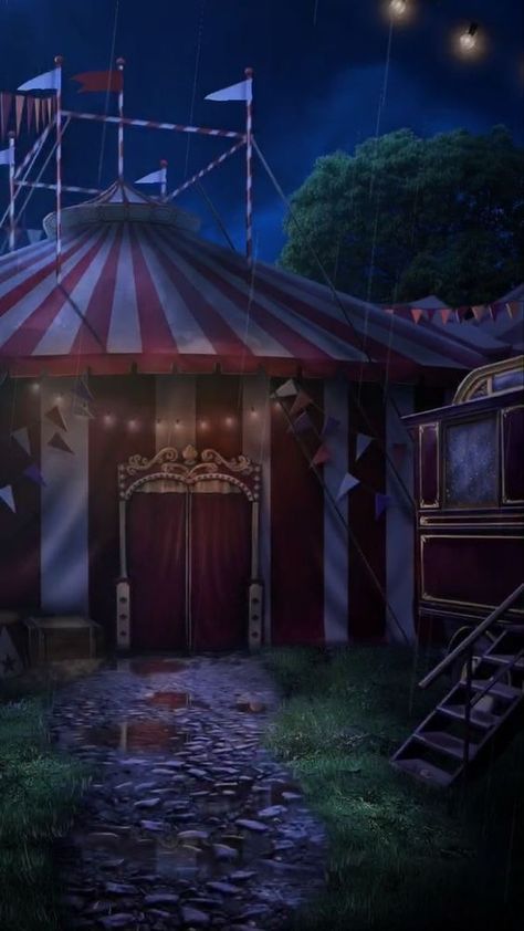 Circus Background, Book Cover Background, Wattpad Background, Circus Aesthetic, Creepy Carnival, Dark Circus, Episode Interactive Backgrounds, Episode Backgrounds, Night Circus