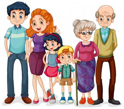 French Language Learning Kids, Bus Drawing, Phonics Reading Passages, Family Roles, Cartoon Family, Time Wallpaper, Family Clipart, Fall Preschool Activities, Personal Pronouns