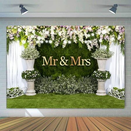 Modern ceremony backdrop