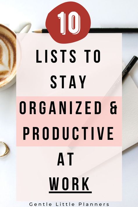 Work Productivity Printables, Stay Organized At Work, Staying Organized At Work, Organization For Work, How To Stay Organized At Work, Work Organization Ideas Productivity, Organizing Work Tasks, Daily Productivity Planner, Planner For Work