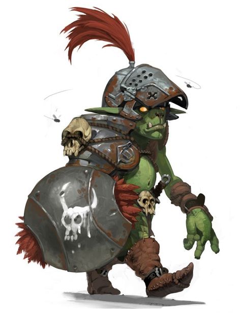 Goblin Boss Art from Bless Online #art #artwork #gaming #videogames #gamer #gameart #conceptart #illustration #bless Goblin Paladin Dnd, Goblin Paladin, Goblin Armor, Pathfinder Goblin, Goblin Male, Goblin Knight, Pandaren Monk, Goblin Dnd, Goblin Warrior