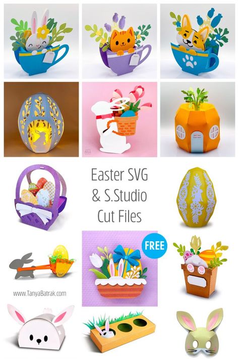 Free Easter Svg, Easter Cricut, Easter Paper Crafts, Peeps Easter, Maker Ideas, Easter Svg Files, Circuit Ideas, Free Svgs, Free Silhouette