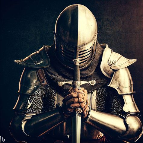 Praying Knight, Knight Praying, Medieval Knight, Art Reference Photos, Art Reference, Art