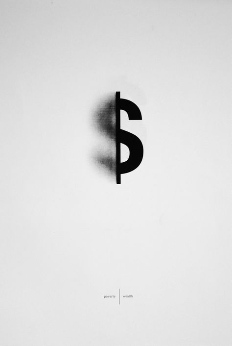 Fading Typography, Minimal Advertising, Dollar Logo, Dollar Symbol, Typographie Logo, Shadow Logo, Type Inspiration, Minimal Poster, Typography Inspiration