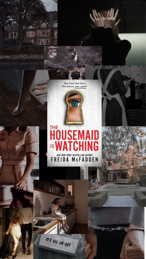 The Housemaid Is Watching, The Family Upstairs Book Aesthetic, The Housemaid Is Watching Aesthetic, The Housemaid Series, The Housemaid Aesthetic, Housemaid Book, The Housemaid Book Aesthetic, The Housemaid, The Housemaid Secret Book