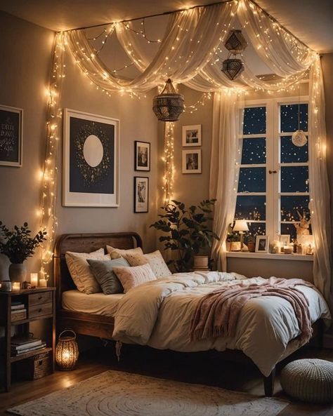 Girls Boho Bedroom Ideas, Bedroom Makeover Boho, Girls Bedroom Ideas Teenagers, Boho Girls Bedroom, Rental Ideas, Dream Bedroom Inspiration, Boho Style Bedroom, Wall Panels Bedroom, Teenage Room