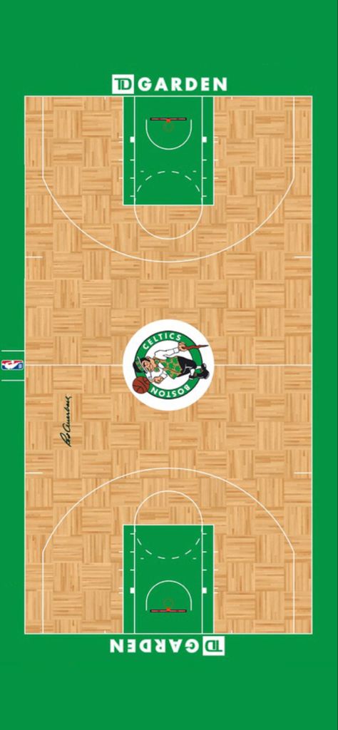 Nba Basketball Court, Nba Court, Nba Arenas, Basketball Court Layout, Nba Basket, Boston Celtics Basketball, Nba Basketball Art, Floor Baskets, Basketball Courts