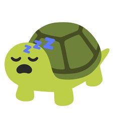 Daily Turtle Emojis — Day 81: 🐢 & 💤 Turtle Emoji